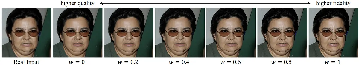 Adjusting Quality and Fidelity in AI Face Restoration