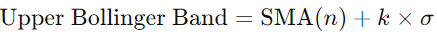 formula Upper Bollinger Band