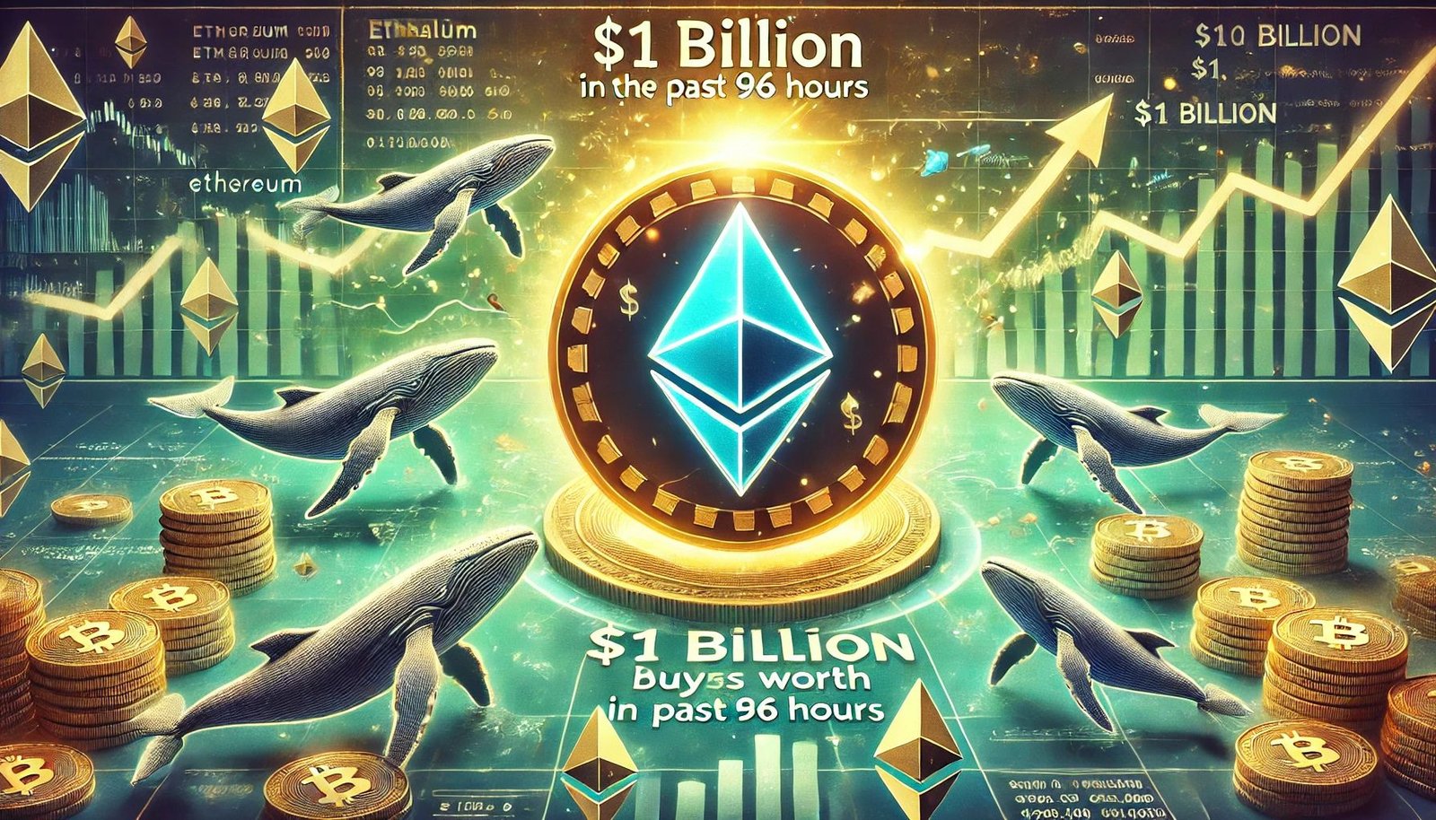 Ethereum Whales Accumulate $1 Billion ETH in Just 96 Hours