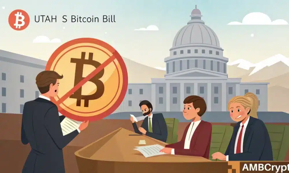 Utah's Blockchain Bill Moves Forward Without Bitcoin Reserve Provision