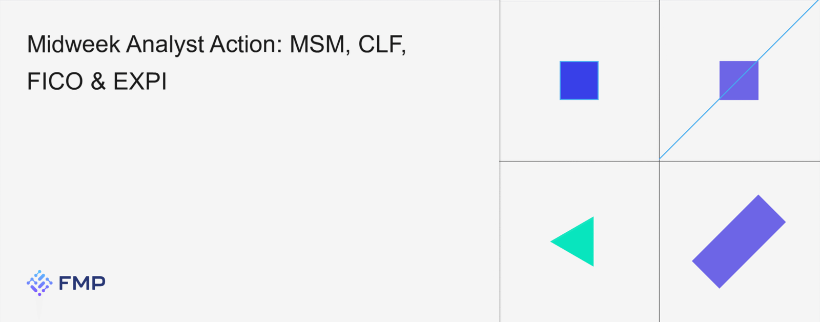 Midweek Analyst Actions Affecting MSM, CLF, FICO, and EXPI
