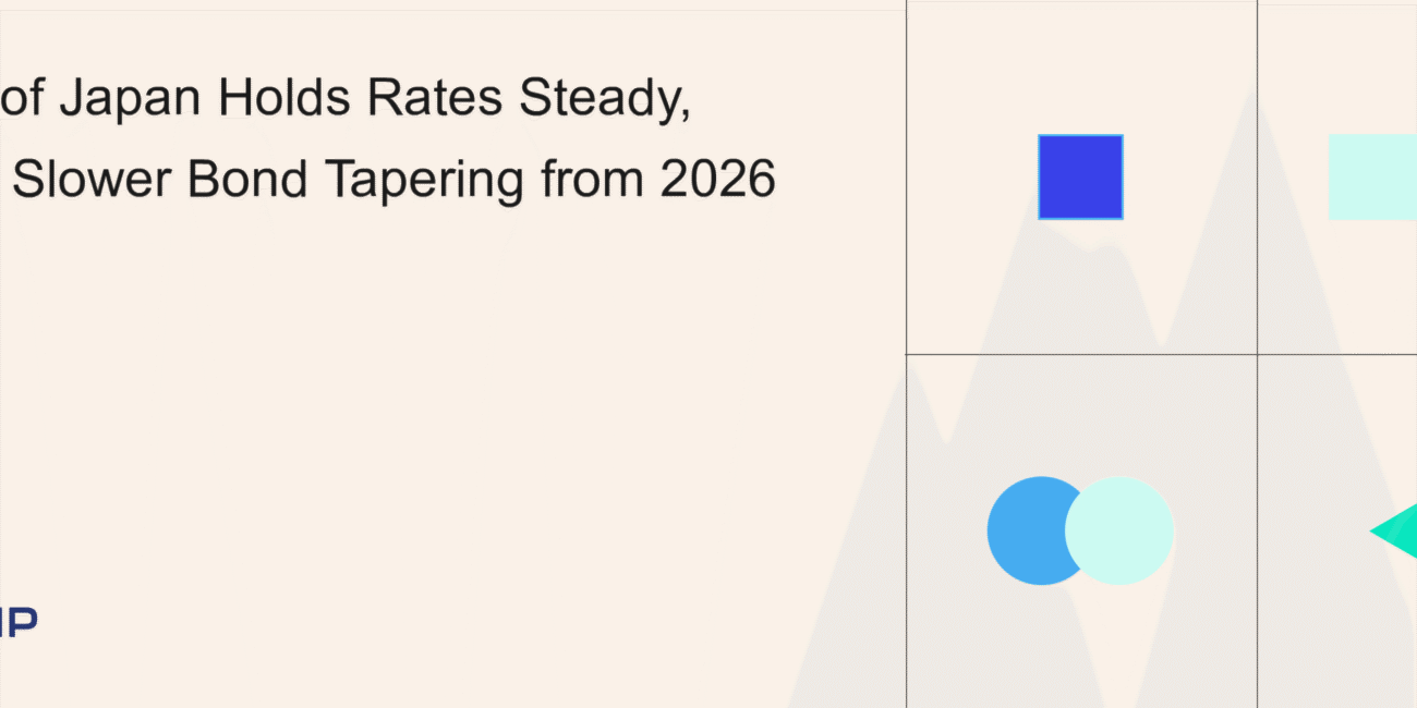 Bank of Japan Maintains Interest Rates, Signals Slower Bond Tapering from 2026