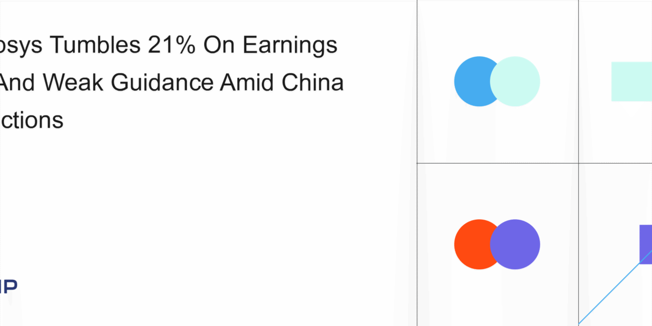 Synopsys Faces a 21% Plunge Following Disappointing Earnings Report